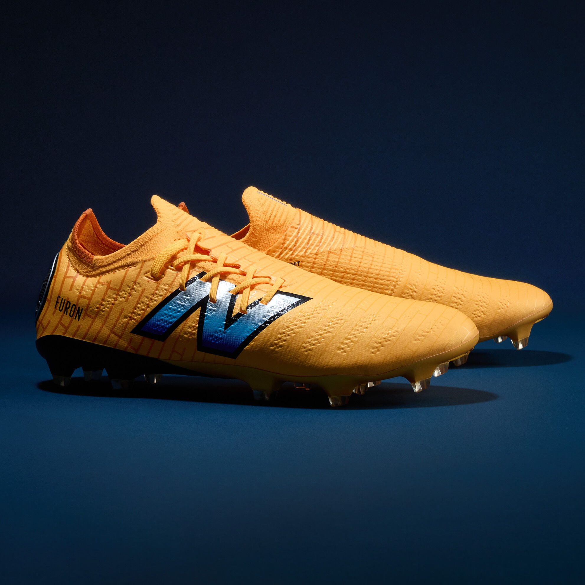Soccer Shoes Botines New Balance Furon Orange New Balance Furon