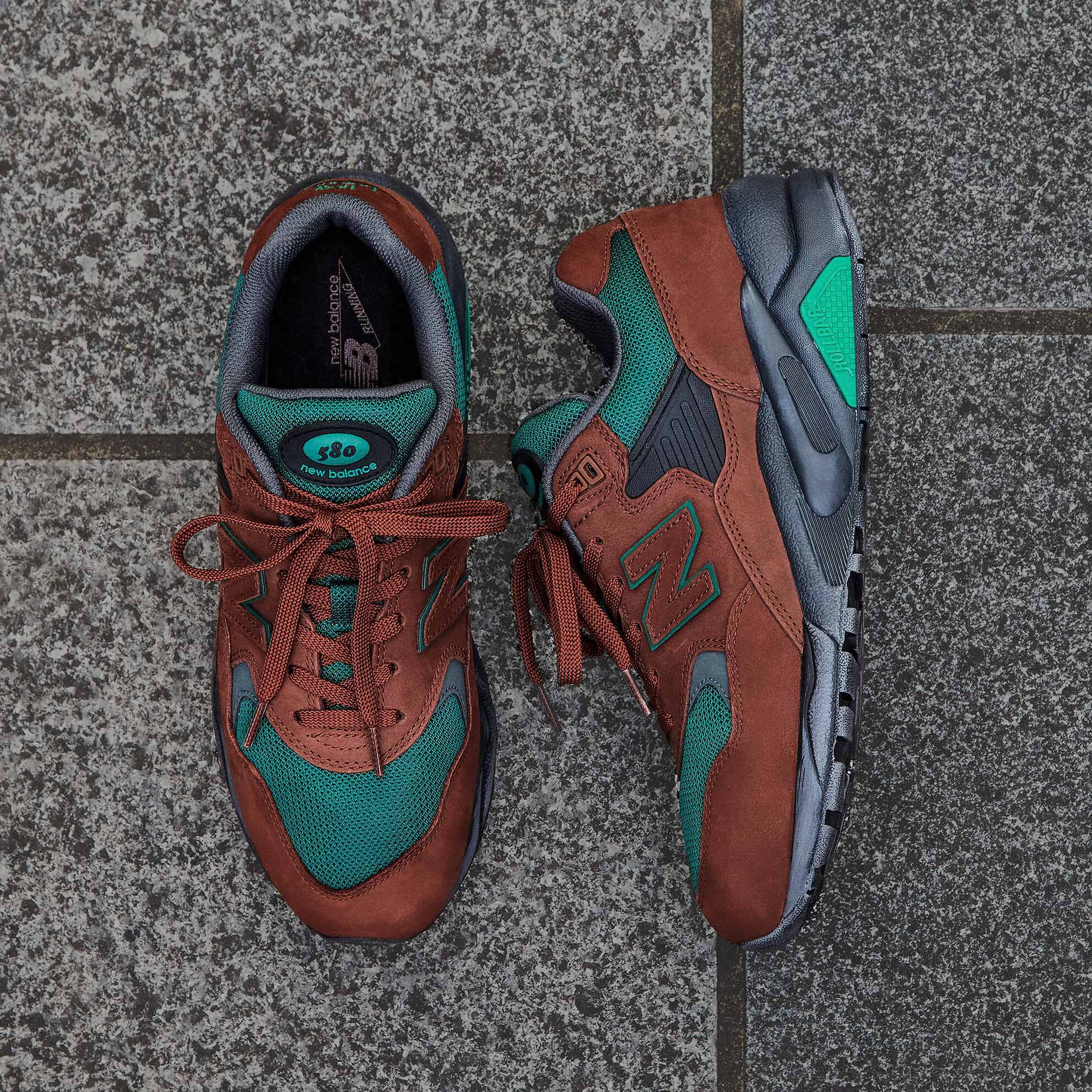 New balance shop 580 enfant brun