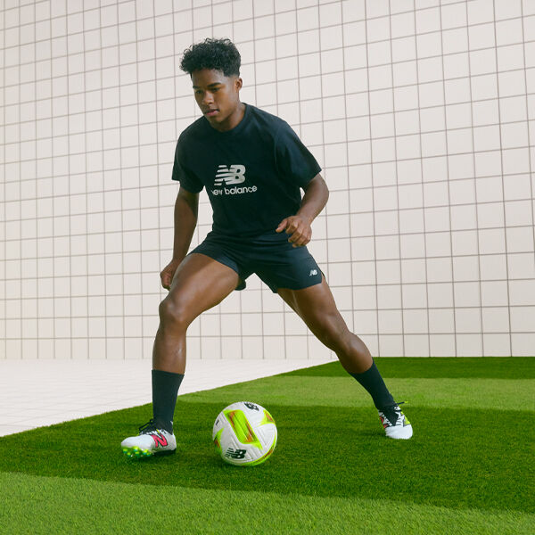 Endrick playing with a football ball