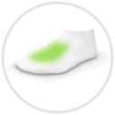 Faible hauteur de pied